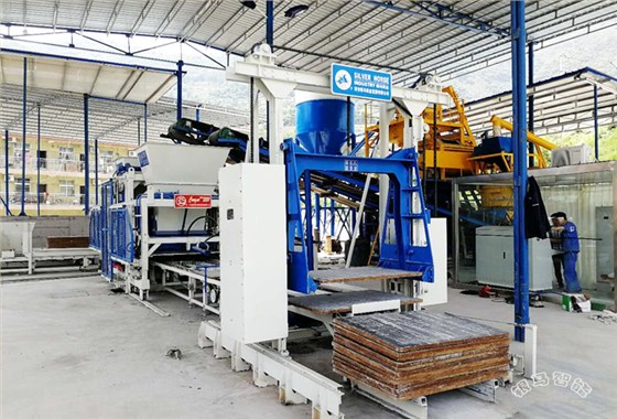 水泥制磚生產線