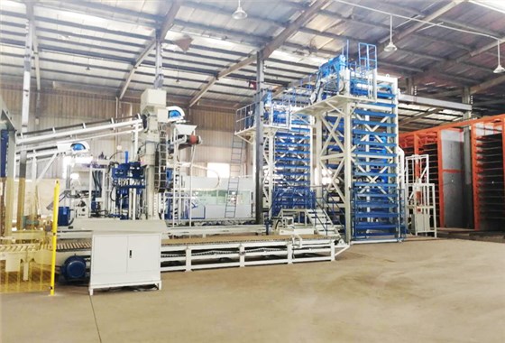 免燒磚制磚機生產線