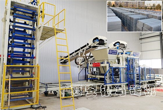 路沿石磚機生產線：免燒磚機定制機型走出國內，開拓國際高端市場！