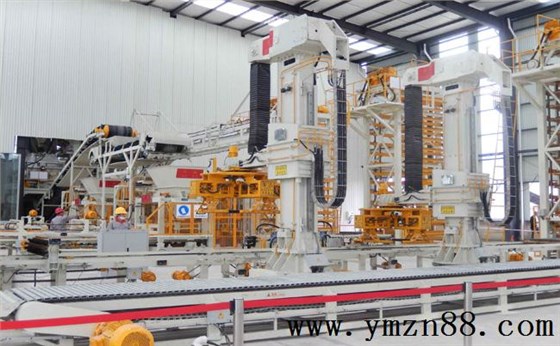 貴州砌塊磚機設備生產線