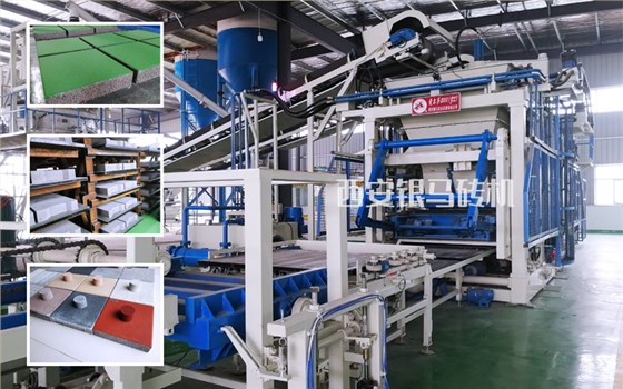 環保透水磚生產線：運行柔和、快捷、平穩的大型砌塊成型機