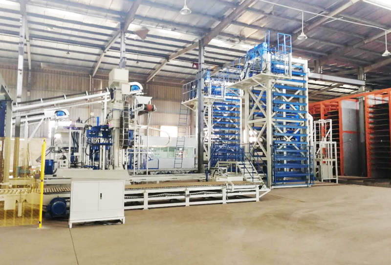 免燒磚制磚機生產(chǎn)線