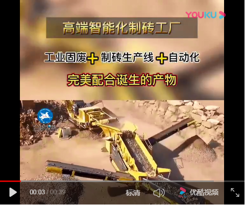荷蘭磚制磚機生產荷蘭磚實拍視頻