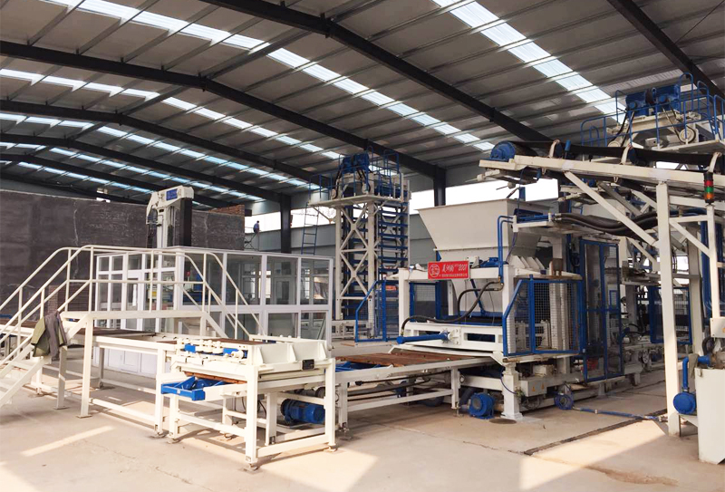 免燒磚設備生產線