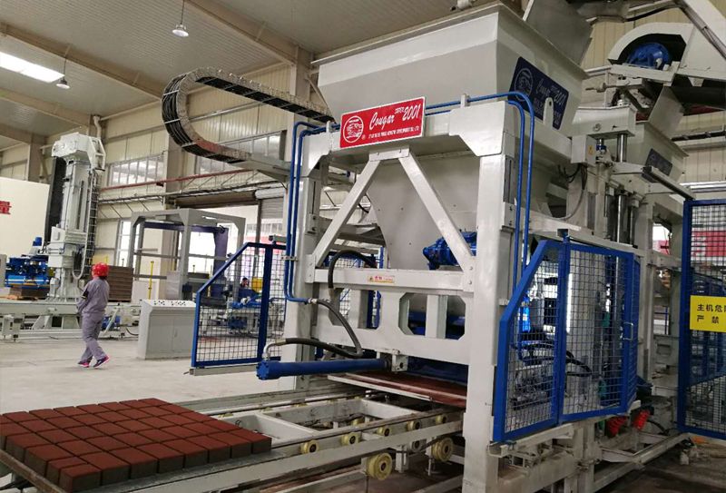 煤矸石免燒磚生產線